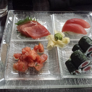 Genki Restaurant - Atlanta, GA. Sushi and Sush-mi  dinner plate