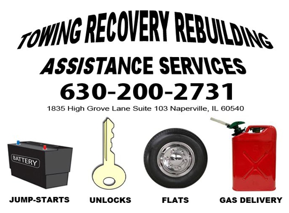 Towing Recovery Rebuilding Assistance Services - Naperville, IL