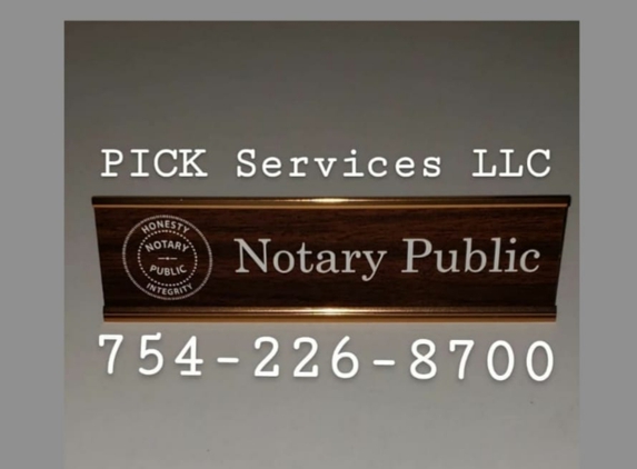 PICK SERVICES LLC - Hollywood, FL