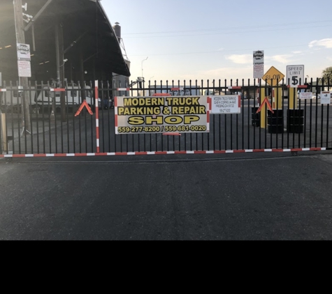 Modern Truck Parking - Fresno, CA. Gated parking