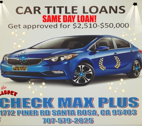 Check Max Plus Inc. - Santa Rosa, CA