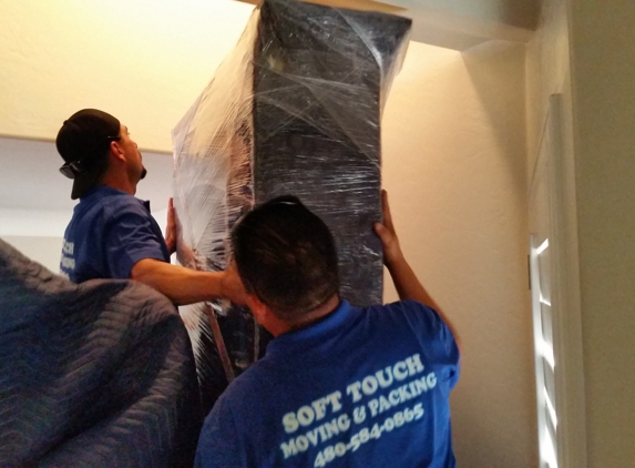 Soft Touch Moving and Packing - Phoenix, AZ. Difficult situation & handled it gracefully.