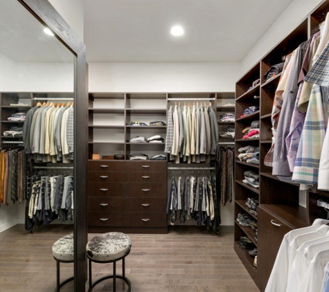 Integral Design Interiors - New Hope, PA. Master walk-in closet