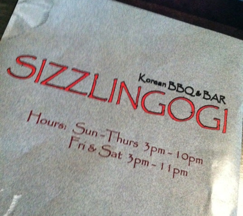 SizzlinGogi Korean Barbecue - Santa Maria, CA