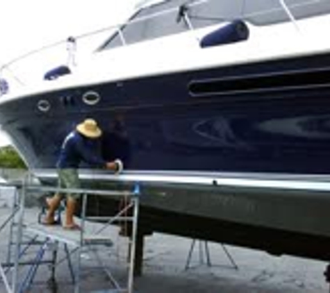 Total Services LLC Landscaping & Snow Removal - Saint Clair, MI. Boat Detailing - Awesome Shine!