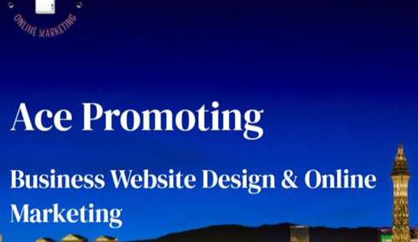 Ace Promoting - Las Vegas, NV. Small Business Web Design