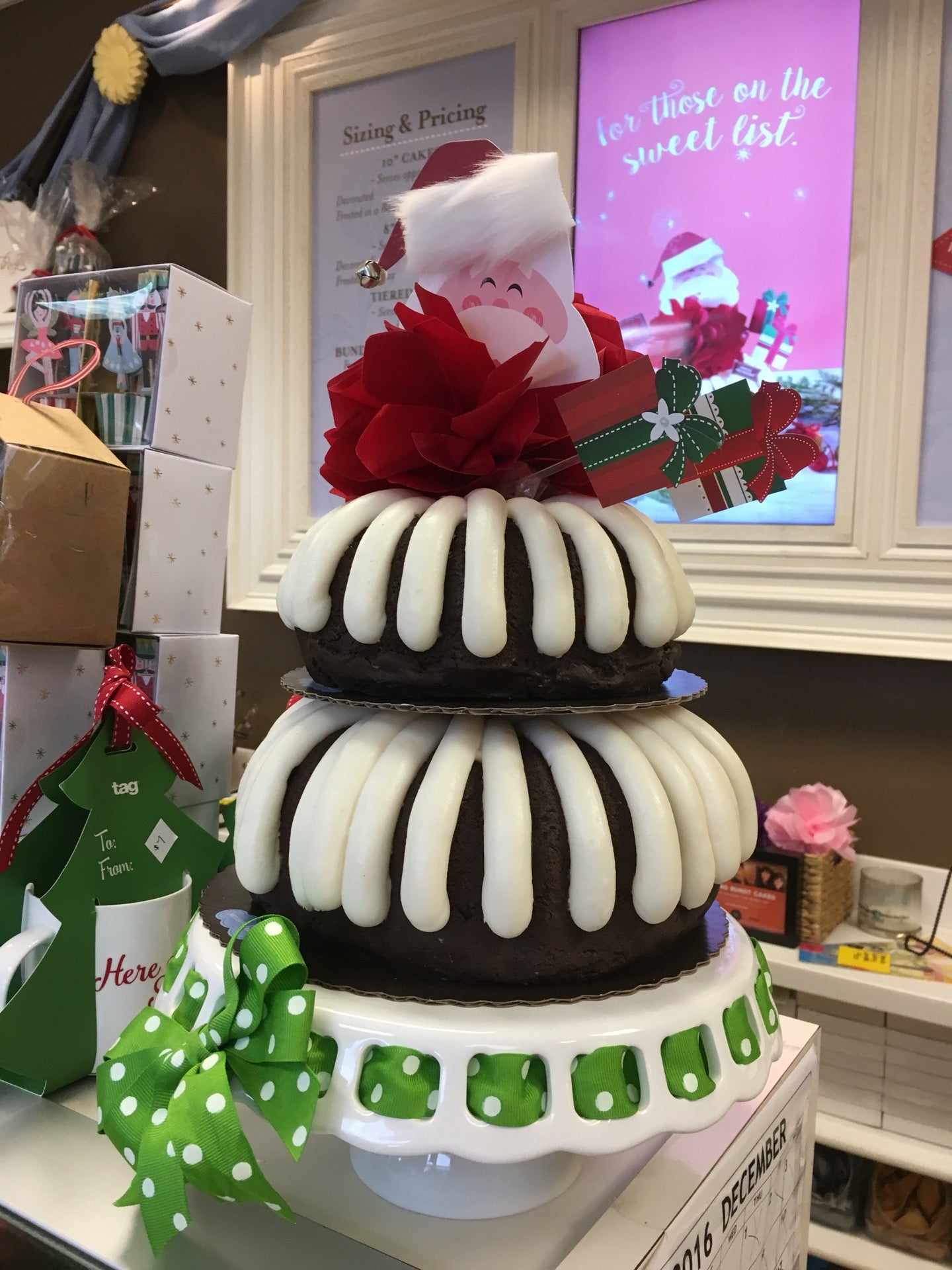 Merry Christmas Cake - Nothing Bundt Cakes