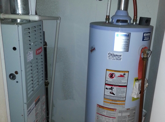 L. Furnace Mechanicals - Indianapolis, IN. Installed  new gas water heater.