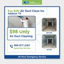 Eco Safe Air Duct Cleaning Addison TX - Air Duct Cleaning
