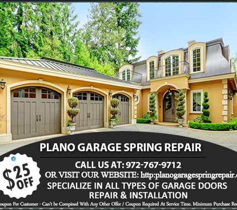 Plano Garage Spring Repair - Plano, TX