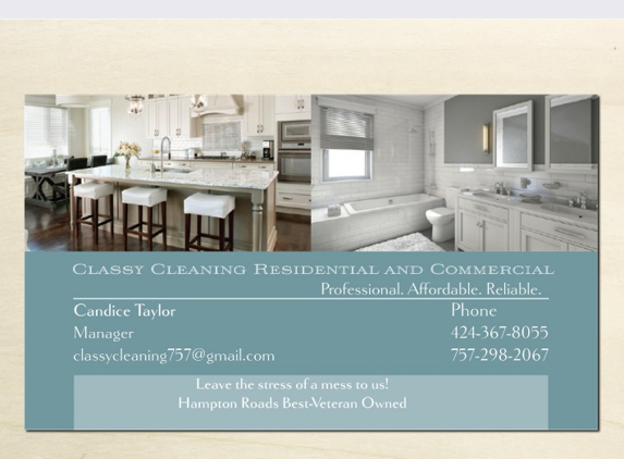Classy Cleaning Residential and Commercial - Suffolk, VA