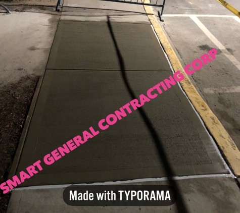 Smart general contracting Corp. - Brooklyn, NY. New sidewalk 