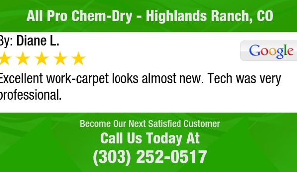 All Pro Chem-Dry - Highlands Ranch, CO