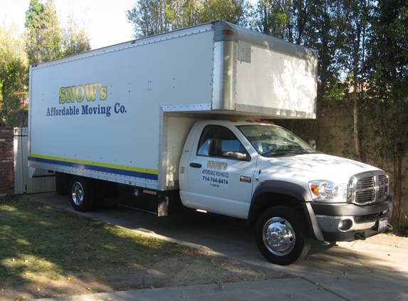 Snow's Affordable Moving Co. - Santa Ana, CA