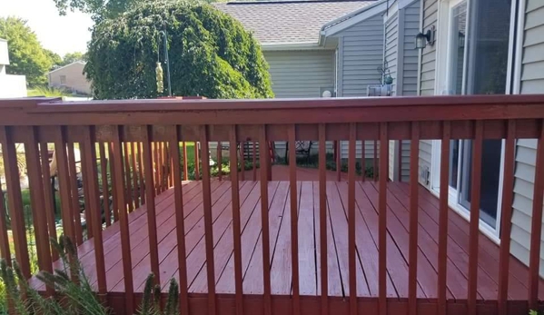 Taylor Painting & Property Services - East Canton, OH. Deck staining