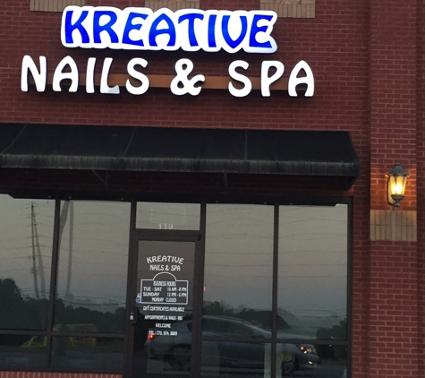 Kreative Nails and Spa - Acworth, GA. Store front