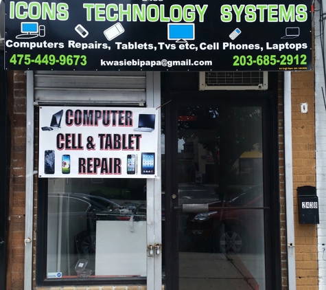 Icons Technology Systems - Bridgeport, CT. Please bring your broken Laptop's, Tablets, Cell phones, and TVs for us to Repair it for you at an affordable prices. We do any problem.