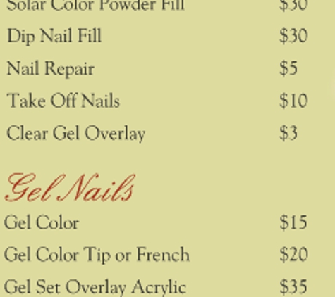 Gina Nails and Spa - Roanoke, TX