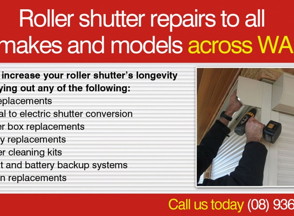 Mr. Rollershutter - Wangara, WA. We Pride Ourselves On Customer Service