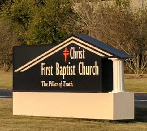 Christ First Baptist Church - Minooka, IL. Sign