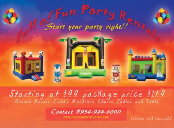 Full Of Fun Party Rentals