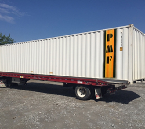 PMF Rentals - Canton, OH. 40' Ground Level Storage Container Unit Delivery
