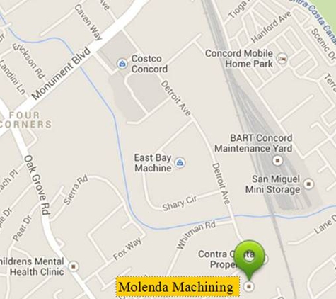 Molenda Machining - Concord, CA