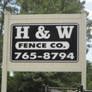 H & W Fence Company - Fence-Sales, Service & Contractors