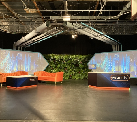 John Murray Productions - Oakland, CA. Arm TV Studio Set
