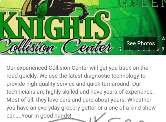 Knights Collision Center - Bensalem, PA