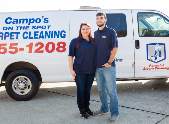 Campo's On the Spot Carpet Services Inc - Napoleonville, LA. Family Owned & Operated since 1986