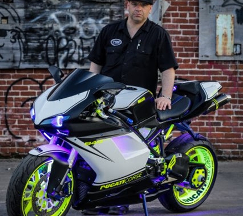 PSM Motorsports - Gales Ferry, CT. Company owner with our Ducati 848 EVO build