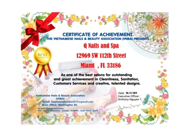 Q Nails Spa 12969 Sw 112th St Miami Fl 33186 Yp Com