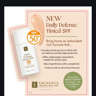 Andreaval Beauty & Wellness - Coconut Creek, FL. Protect to provent! Newly launched SPF50 sun defense by Eminence Organic Skin Care