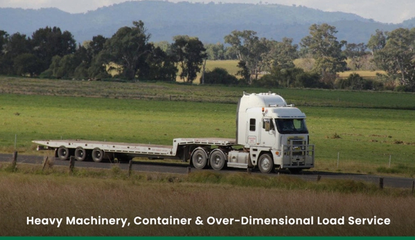 Outback Recovery Services - Brocklehurst, NSW. Heavy Machinery, Container & Over-Dimensional Load Service