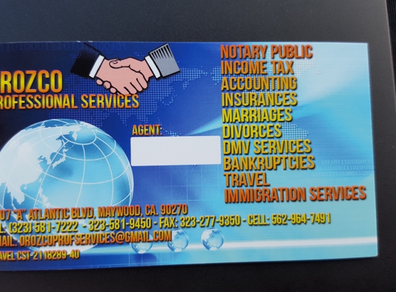 Orozco Travel & Professional Services - Maywood, CA