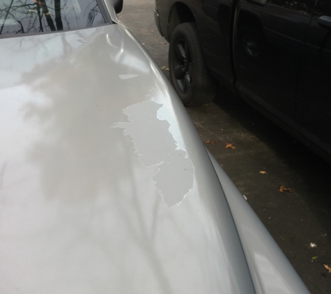 Maaco - Colorado Springs, CO. Paint became discolored and a month later completely peeled off.