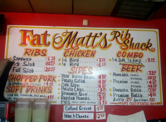 Fat Matt's Rib Shack - Atlanta, GA