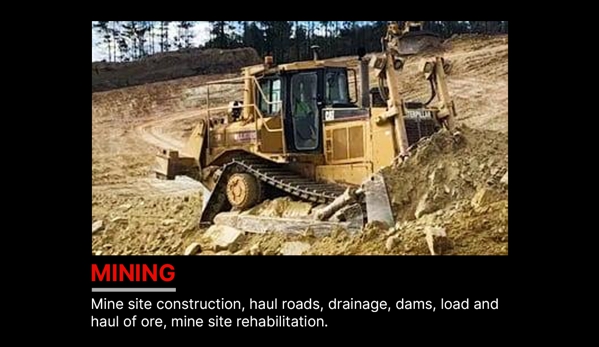 Millers Civil Contractors - Horsham, VIC. Mine site construction, haul roads, drainage, dams, load and haul of ore, mine site rehabilitation.