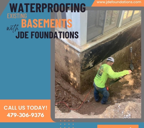 JDE Foundations Incorporated - Springdale, AR. Basement waterproofing JDE Foundations Serving all of Northwest Arkansas