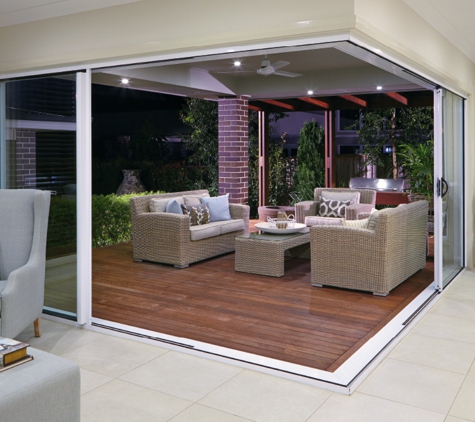 Bradnam's Windows & Doors - Tuggerah, NSW. Aluminium Corner Sliding Door