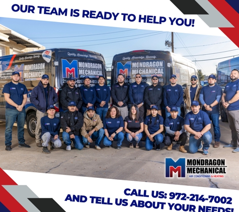 Mondragon Mechanical - Dallas, TX. Mondragon Mechanical 972-214-7002