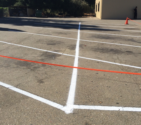 All  About Striping. Hayward- martial arts- parking stall lines