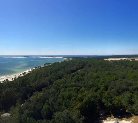 Pensacola Lighthouse & Maritime Museum - Pensacola, FL. The panoramic view from the top of the lighthouse.