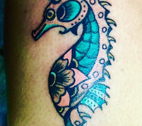 Body N Beyond Tattoos - Jacksonville, NC. Seahorse by Maeva