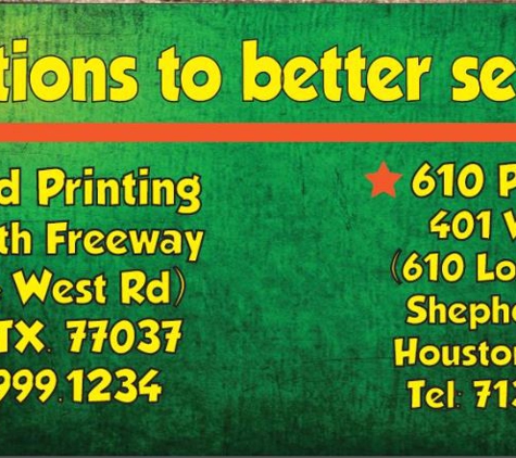 610 Print Shop - Houston, TX