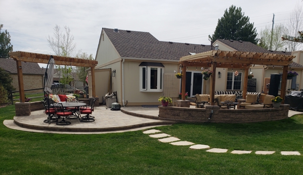 Outside Dreams - Aurora, CO. Paver Patios, Pergola, Arbor, Flagstone, Sitting Wall - Centennial CO