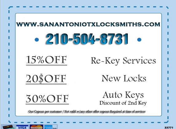 San Antonio TX Locksmiths - San Antonio, TX