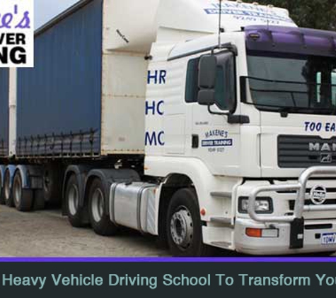 Makenes Driving School - Malaga, WA. The Leading Heavy Vehicle Driving School To Transform You Into A Safe
