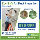 Eco Safe Air Duct Cleaning Mesquite TX - Duct Cleaning